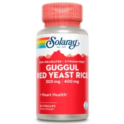 Solaray Guggul And Red Yeast Rice 60 Capsules