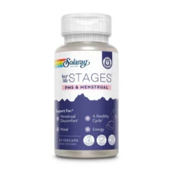 Solaray Her Life Stages PMS & Menstrual 24 Capsules 3 Solaray Her Life Stages PMS & Menstrual 24 Capsules -Now Foods Store solaray hls pms menstrual bottle new 35078.1718059976