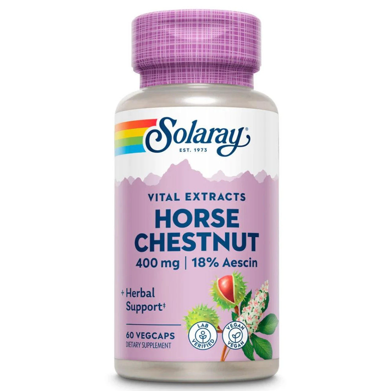 Solaray Horse Chestnut Extract 400mg 60 Capsules 1 Solaray Horse Chestnut Extract 400mg 60 Capsules