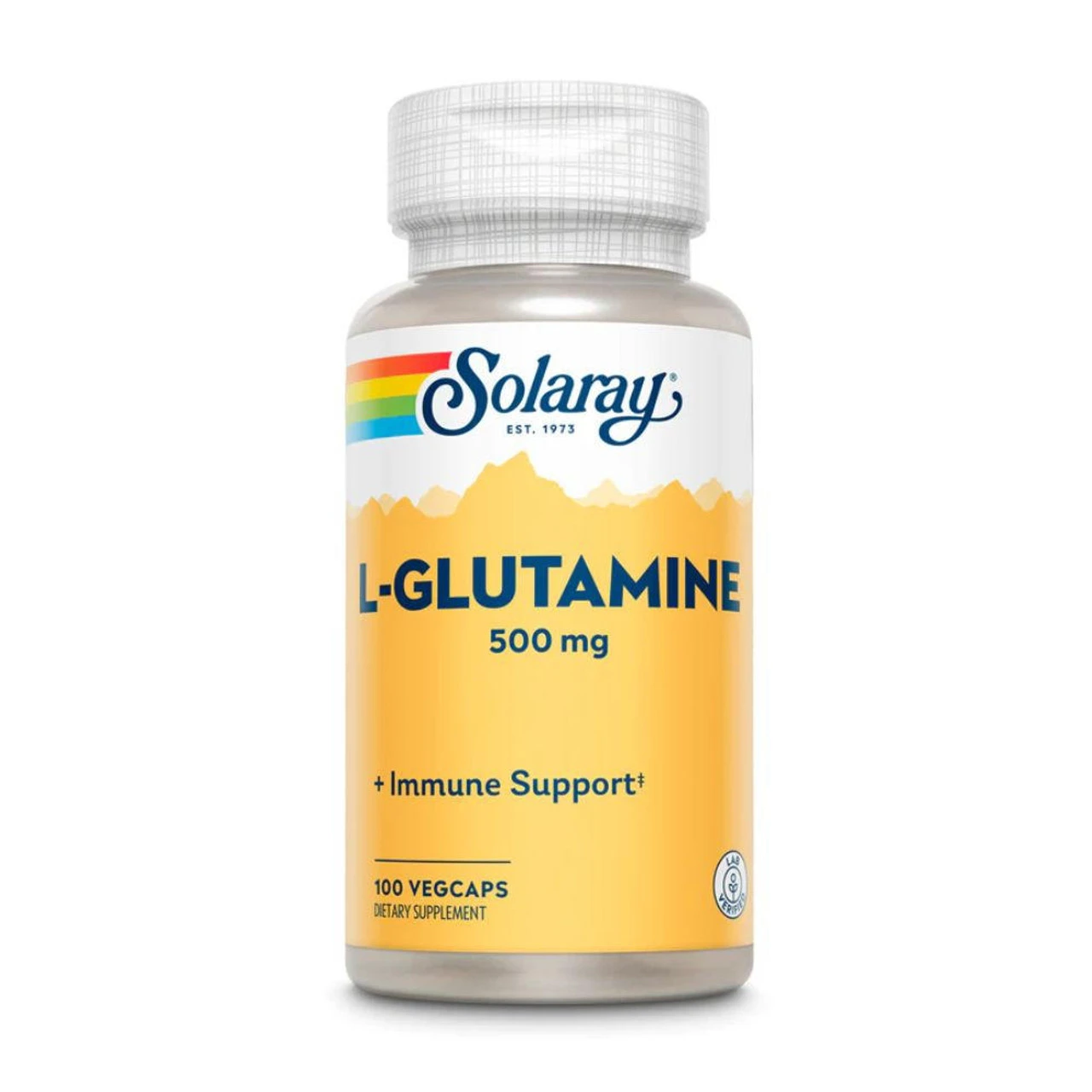 Solaray L-Glutamine 500mg 100 Caps 1 Solaray L-Glutamine 500mg 100 Caps