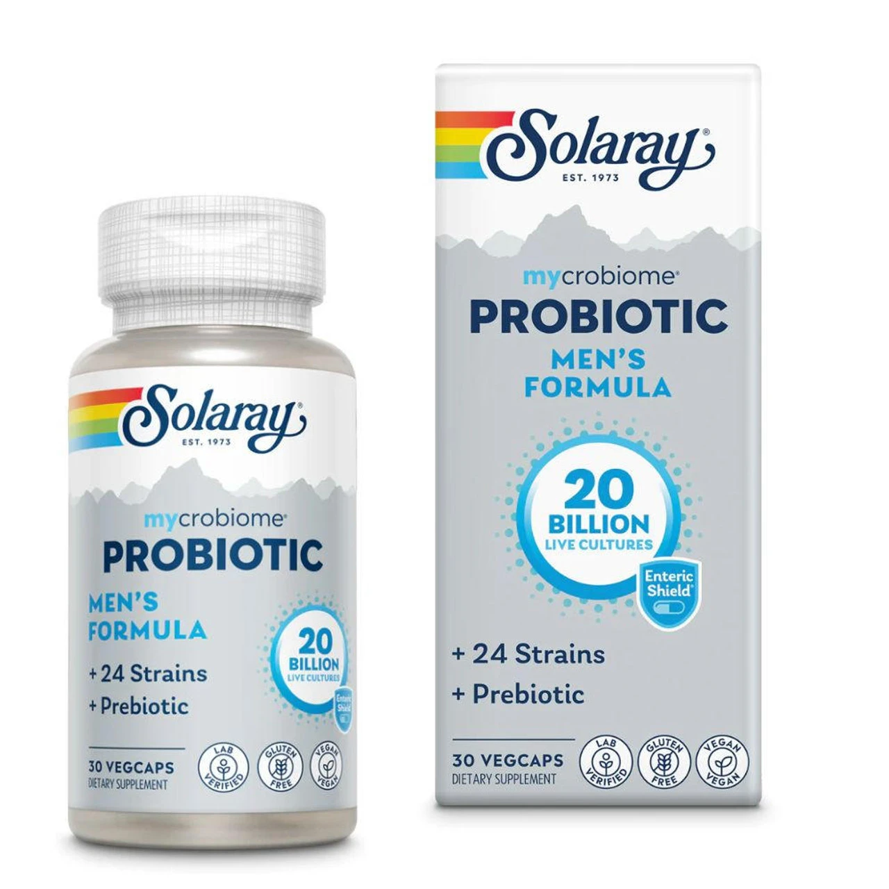 Solaray Mycrobiome Probiotic Men's Formula 20 Billion CFU 30 Capsules 1 Solaray Mycrobiome Probiotic Men's Formula 20 Billion CFU 30 Capsules