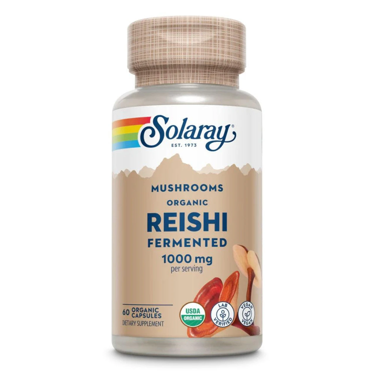 Solaray Fermented Reishi 60 Capsules 1 Solaray Fermented Reishi 60 Capsules