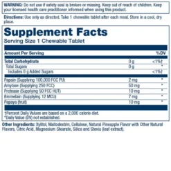 Solaray Papaya Enzyme 180 Chewables 3 Solaray Papaya Enzyme 180 Chewables -Now Foods Store solaray papaya enzyme 180 ct ingredients 83008.1729562050
