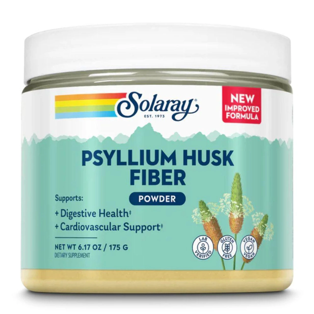 Solaray Psyllium Husk Fiber Powder 50 Servings 1 Solaray Psyllium Husk Fiber Powder 50 Servings