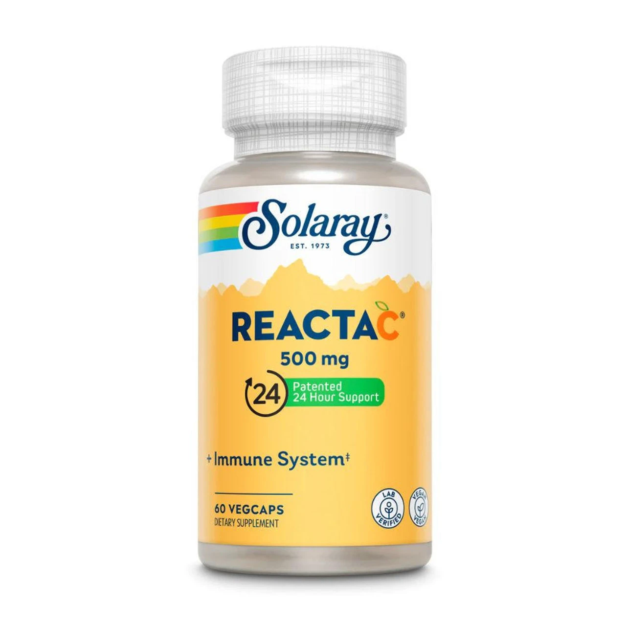 Solaray ReactaC 500mg 60 Capsules 1 Solaray ReactaC 500mg 60 Capsules