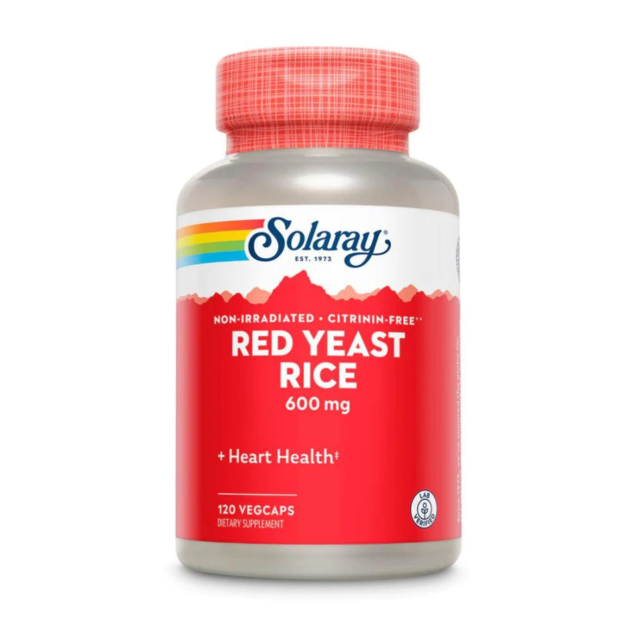 Solaray Red Yeast Rice 600mg 120C 1 Solaray Red Yeast Rice 600mg 120C