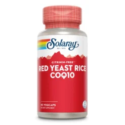 Solaray Red Yeast Rice Plus CoQ10 W/ Flush-free Niacin 90 Caps