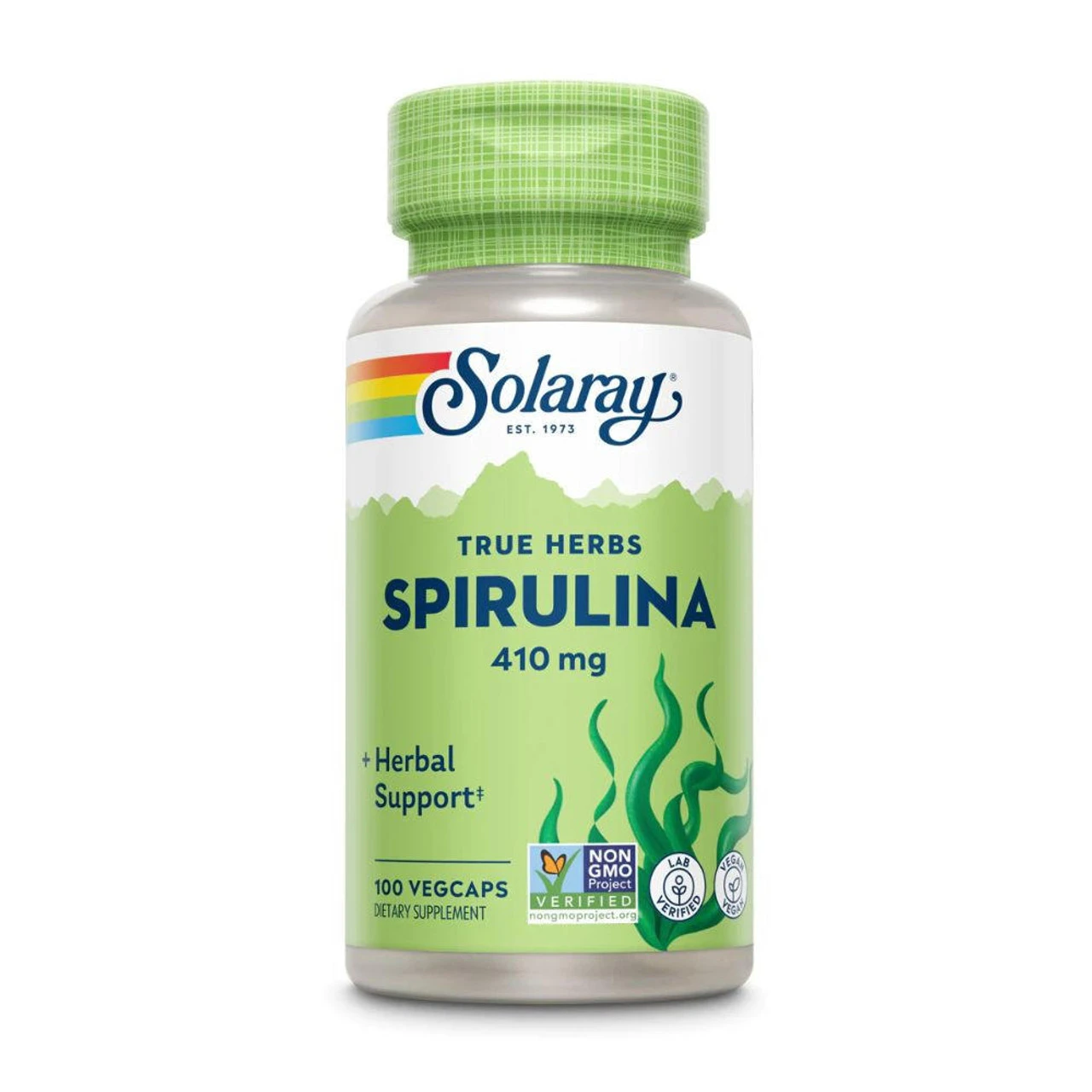 Solaray Spirulina 410mg 100 Capsules 1 Solaray Spirulina 410mg 100 Capsules