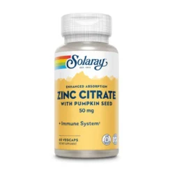 Solaray Zinc Citrate 50mg 60 Capsules