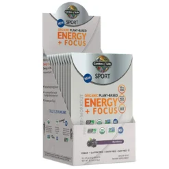 Garden Of Life Sport Organic Pre-Workout Energy Plus Focus 12 Count Blackberry Packets