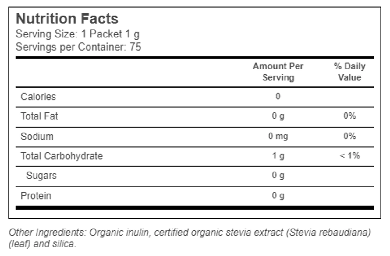 Now Foods Better Stevia Organic Packets 75 Per Box 2 Now Foods Better Stevia Organic Packets 75 Per Box - Image 2