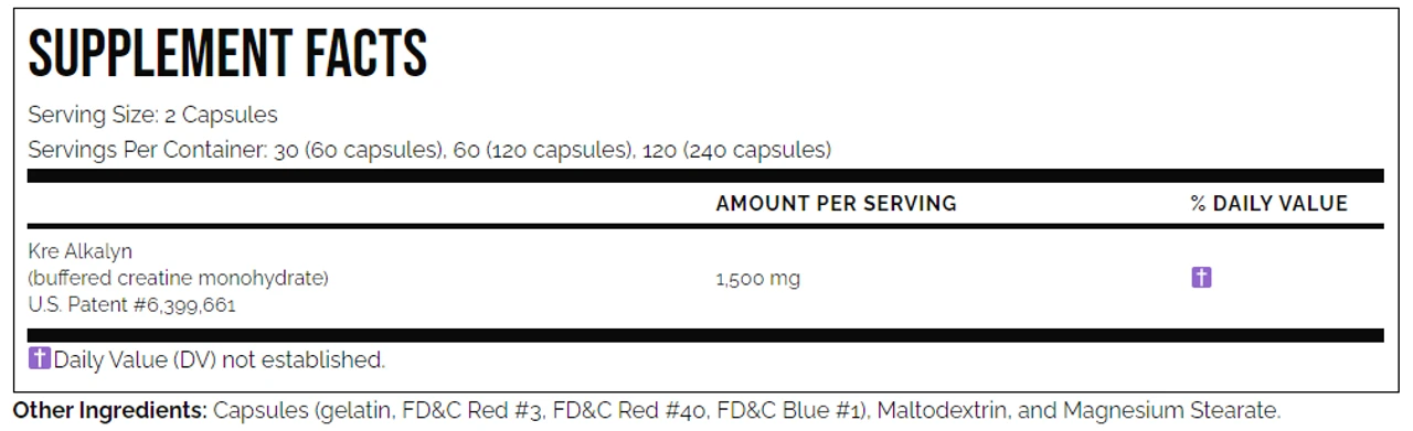 All American EFX Kre-Alkalyn EFX 750mg 260 Caps 1 All American EFX Kre-Alkalyn EFX 750mg 260 Caps