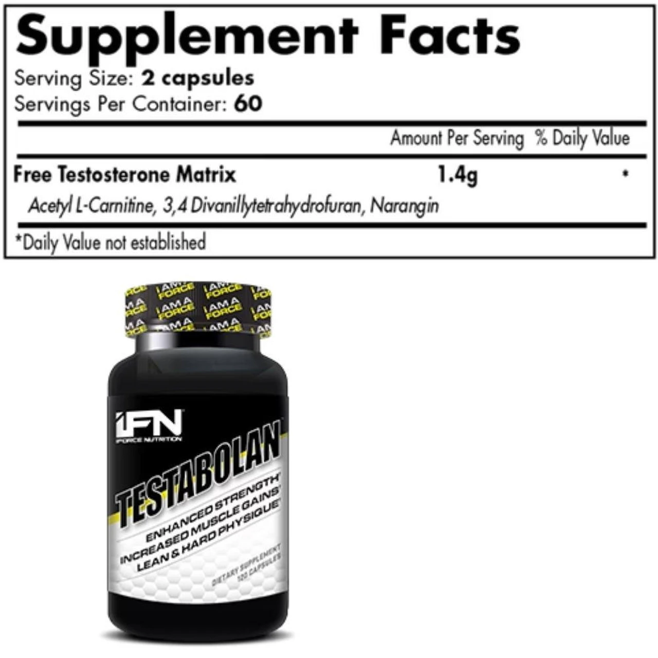 IFORCE Testabolan 120 Capsules 2 IFORCE Testabolan 120 Capsules - Image 2