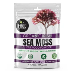 The Food Movement Organic Irish Sea Moss Powder 8 Ounces