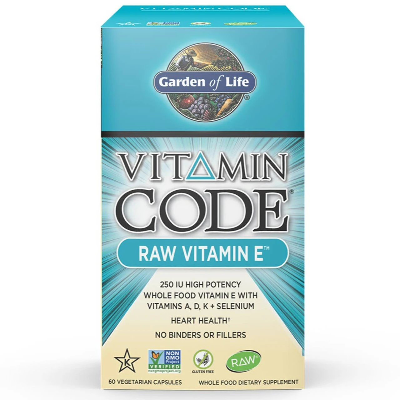 Garden Of Life Vitamin Code Raw Vitamin E 60 Vege Caps 1 Garden Of Life Vitamin Code Raw Vitamin E 60 Vege Caps