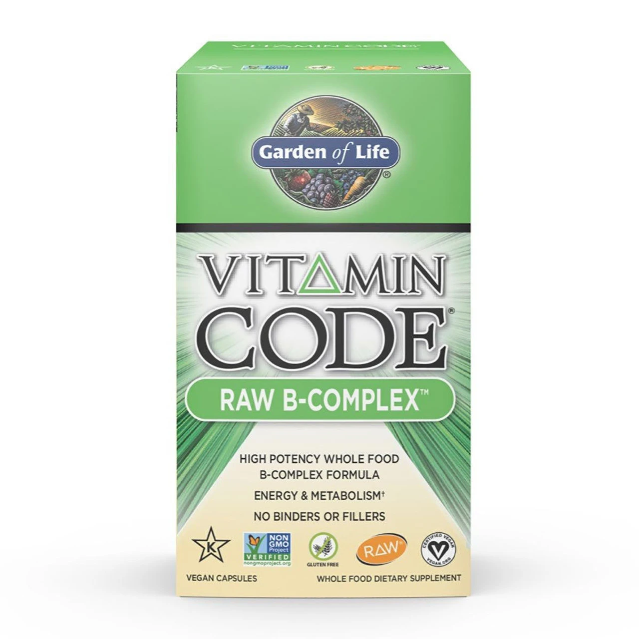 Garden Of Life Vitamin Code Raw B-Complex 120 Vege Caps 1 Garden Of Life Vitamin Code Raw B-Complex 120 Vege Caps