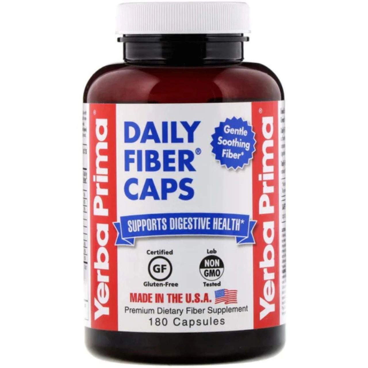 Yerba Prima Daily Fiber Caps 180 Capsules 1 Yerba Prima Daily Fiber Caps 180 Capsules