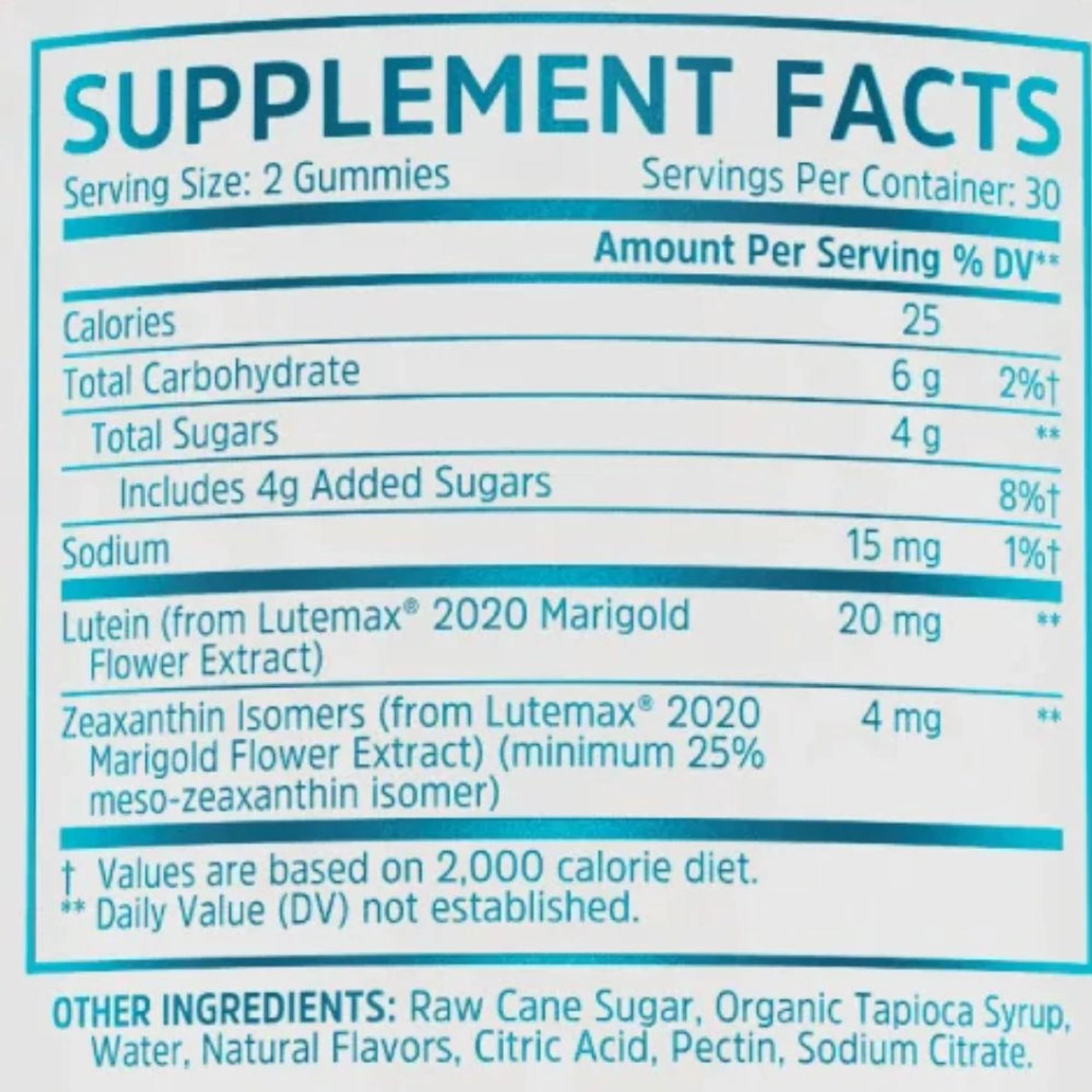 ZHOU Screen Eyes Tropical Mango 60 Vegetarian Gummies 2 ZHOU Screen Eyes Tropical Mango 60 Vegetarian Gummies - Image 2